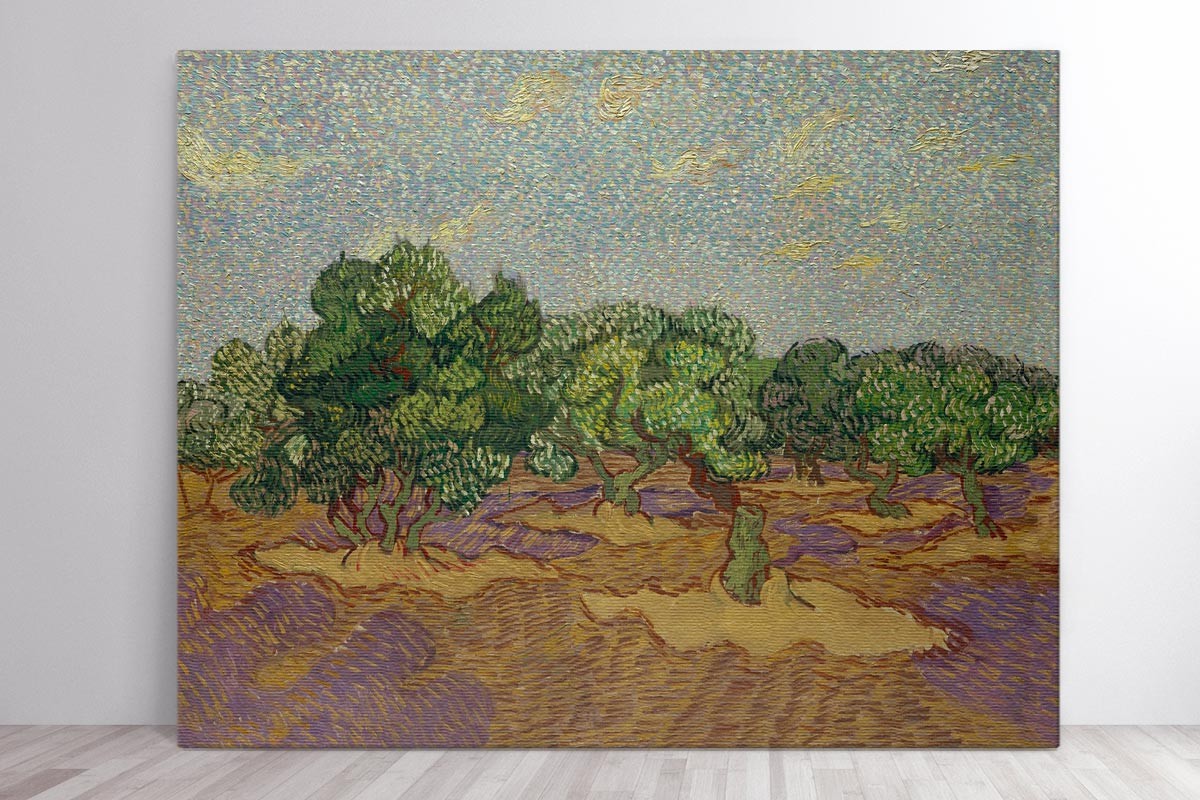 Πίνακας καμβάς OLIVE TREES - VAN GOGH