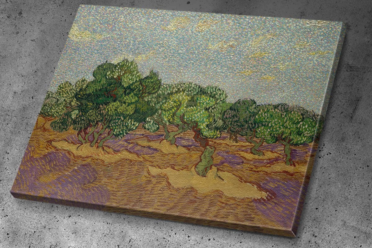 Πίνακας καμβάς OLIVE TREES - VAN GOGH