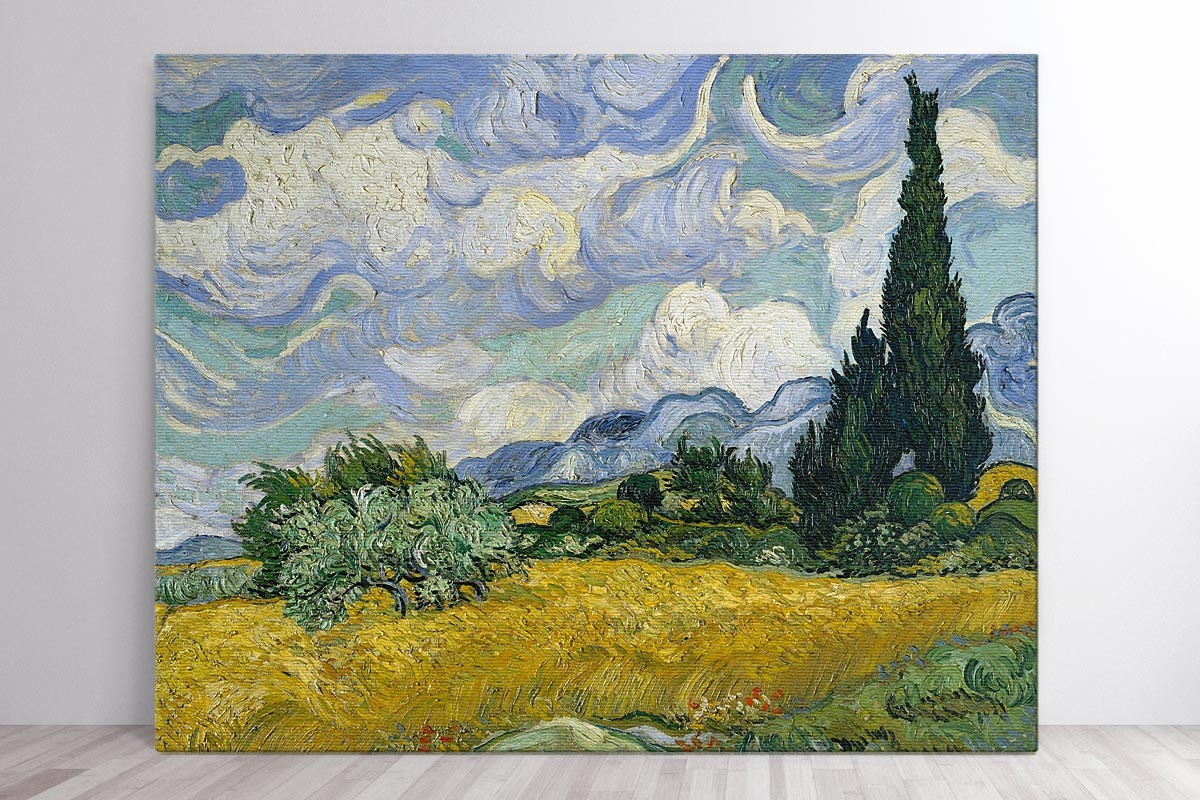 WHEAT FIELD WITH CYPRESSES - VAN GOGH