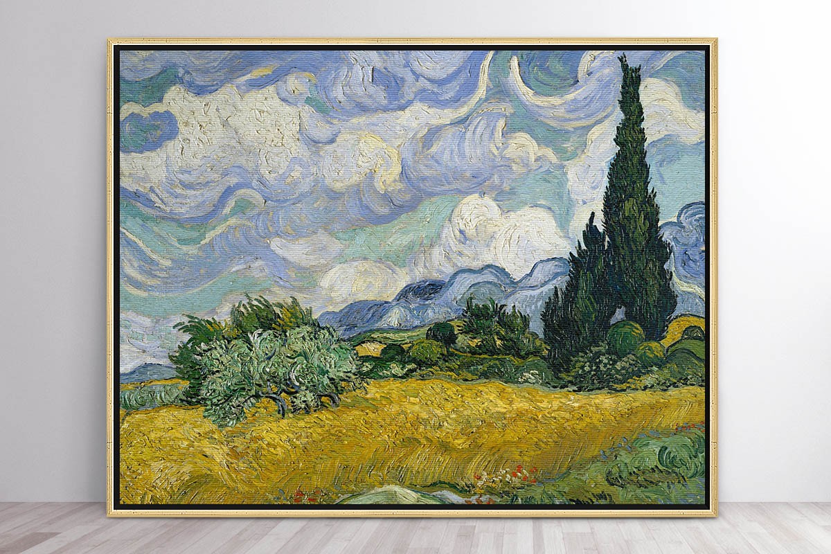 WHEAT FIELD WITH CYPRESSES - VAN GOGH