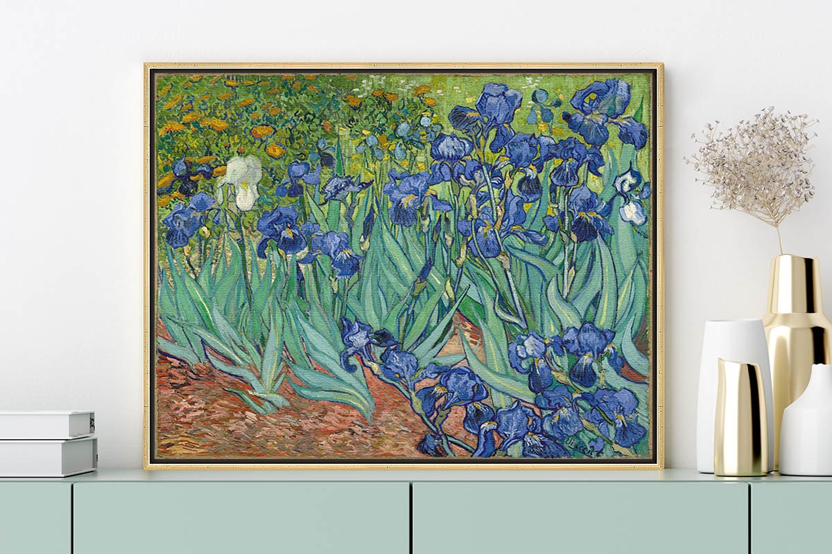 IRISES 1889 - VAN GOGH