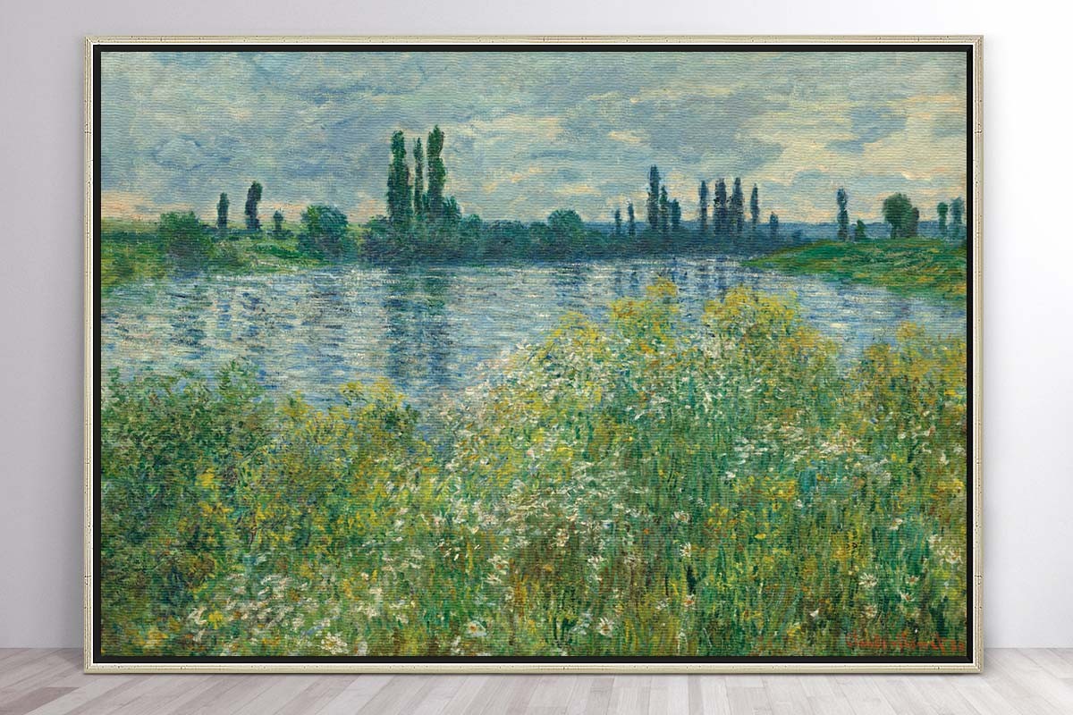 BANKS OF THE SEINE, VETHEUIL, 1880 - CLAUDE MONET