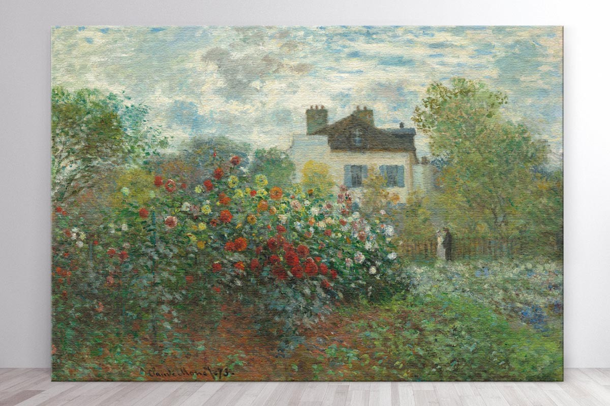 THE ARTIST'S GARDEN IN ARGENTEUIL - CLAUDE MONET