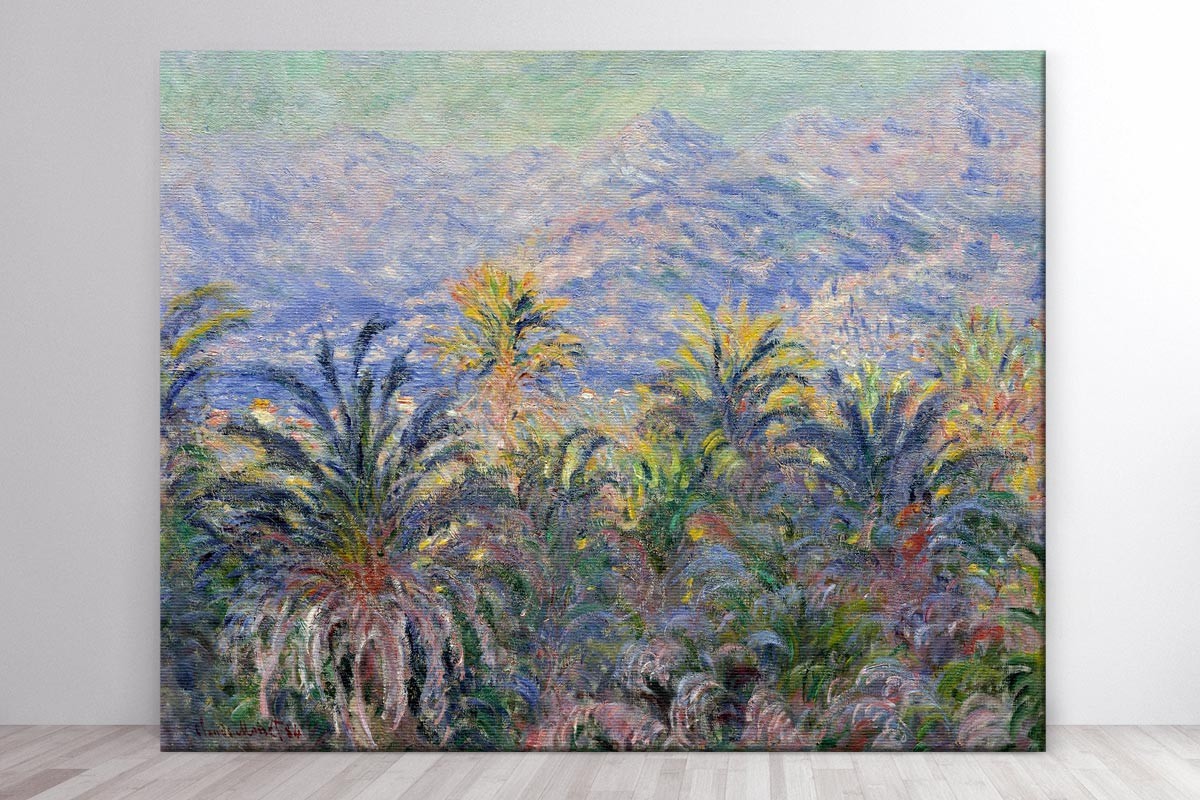 PALM TREES IN BORDIGHERA - CLAUDE MONET