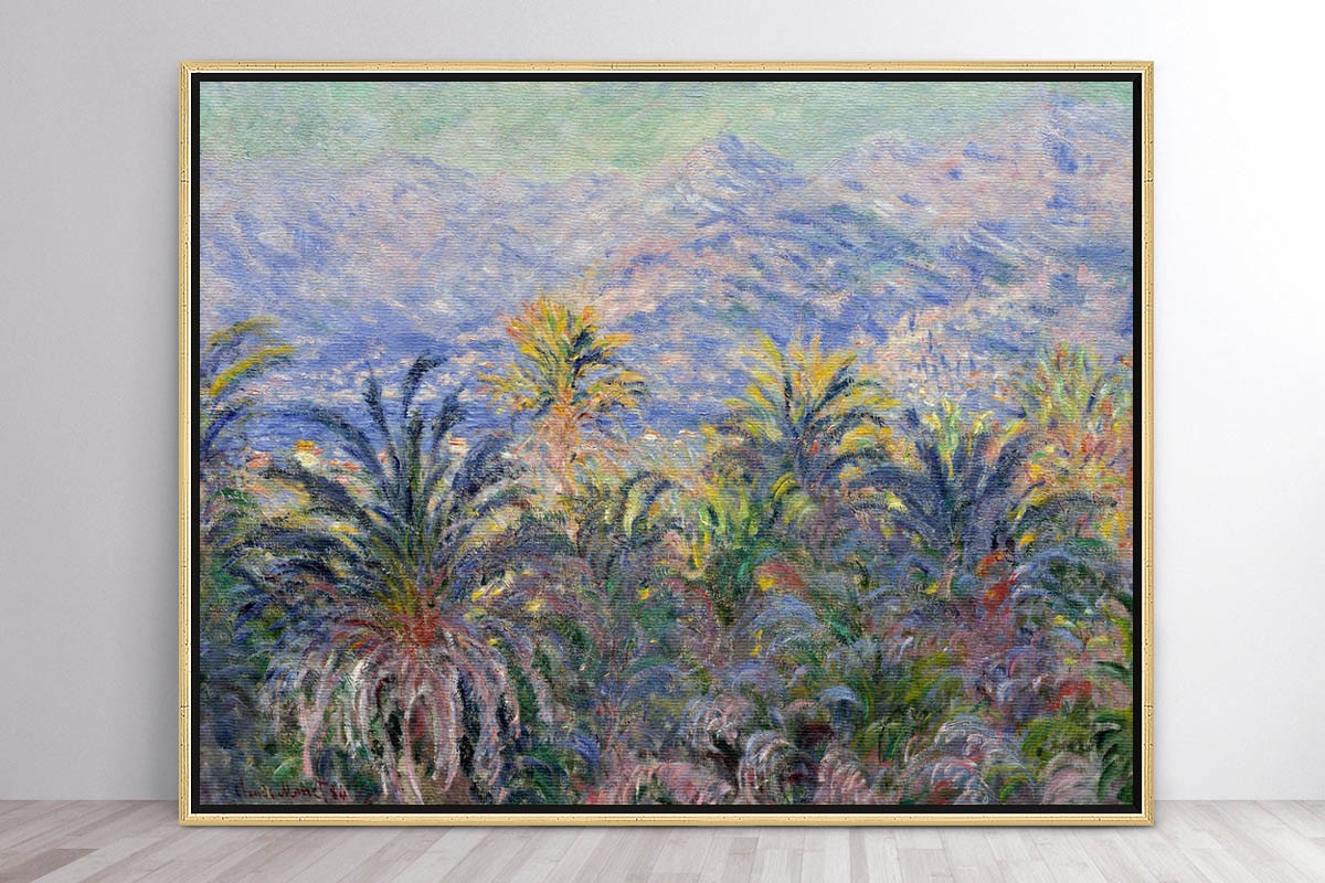 PALM TREES IN BORDIGHERA - CLAUDE MONET