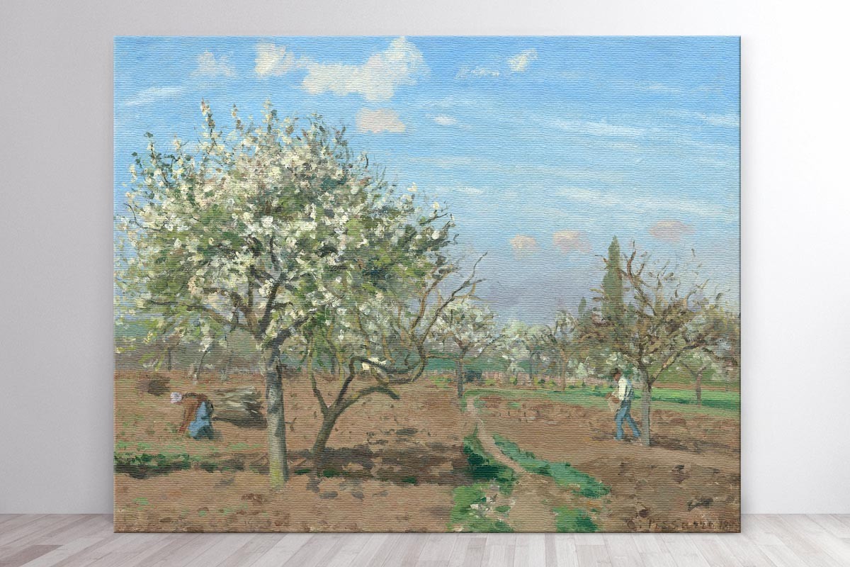 ORCHARD IN BLOOM, LOUVECIENNES - CAMILLE PISSARRO