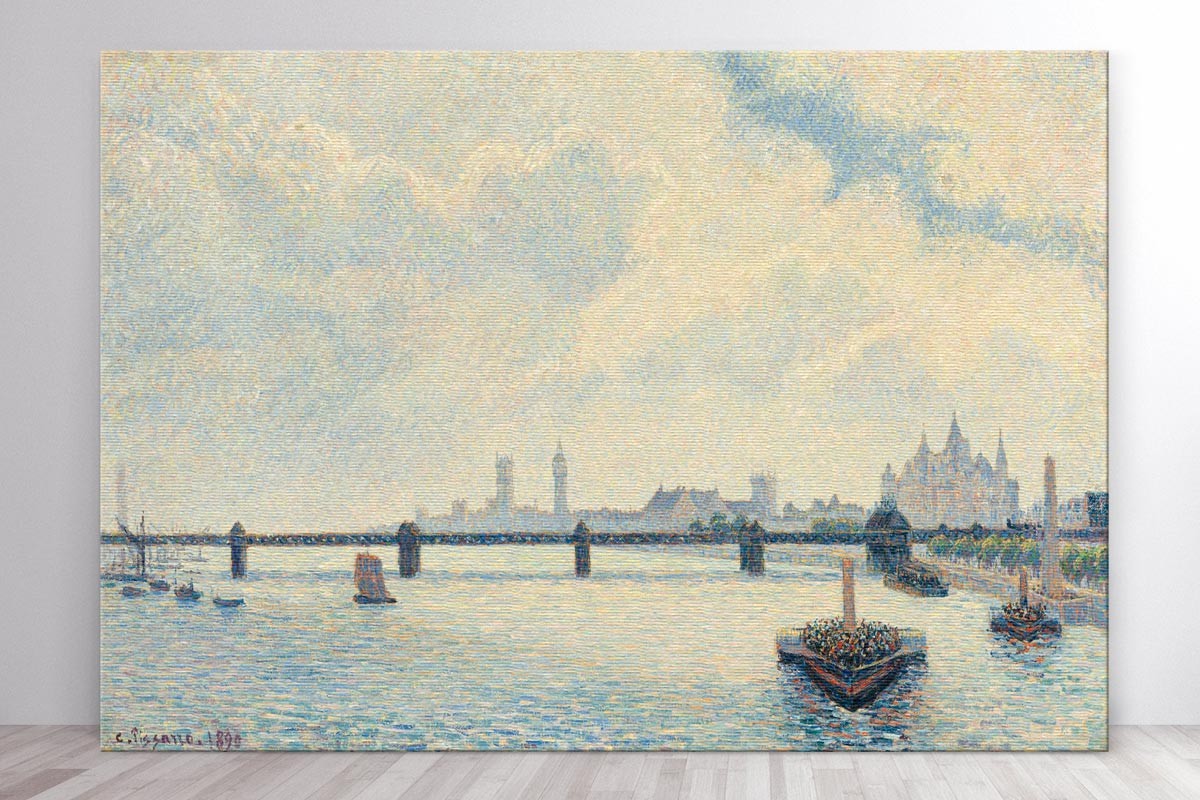 CHARING CROSS BRIDGE - CAMILLE PISSARO