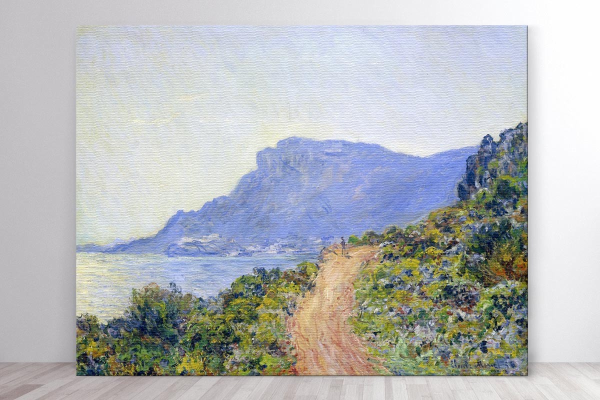 LA CORNICHE NEAR MONACO - CLAUDE MONET