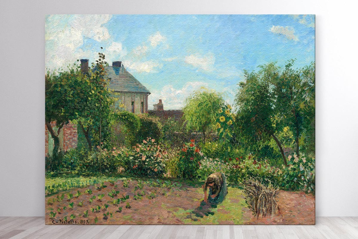 THE ARTIST'S GARDEN AT ERANGY - CAMILLE PISSARO