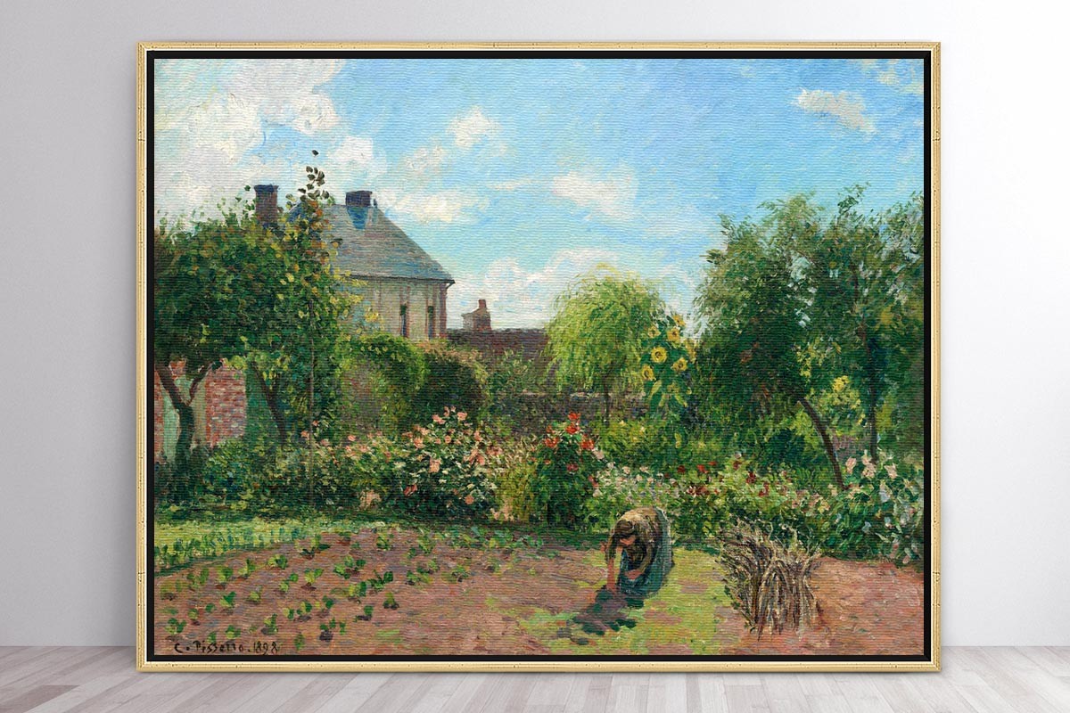 THE ARTIST'S GARDEN AT ERANGY - CAMILLE PISSARO