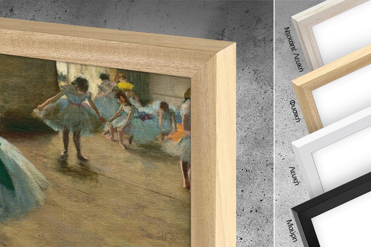 THE DANCE LESSON - EDGAR DEGAS