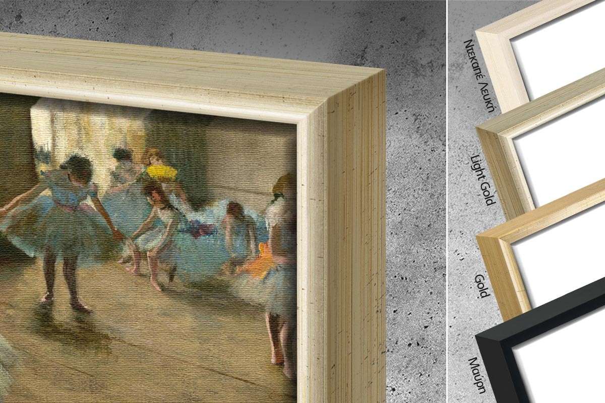 THE DANCE LESSON - EDGAR DEGAS