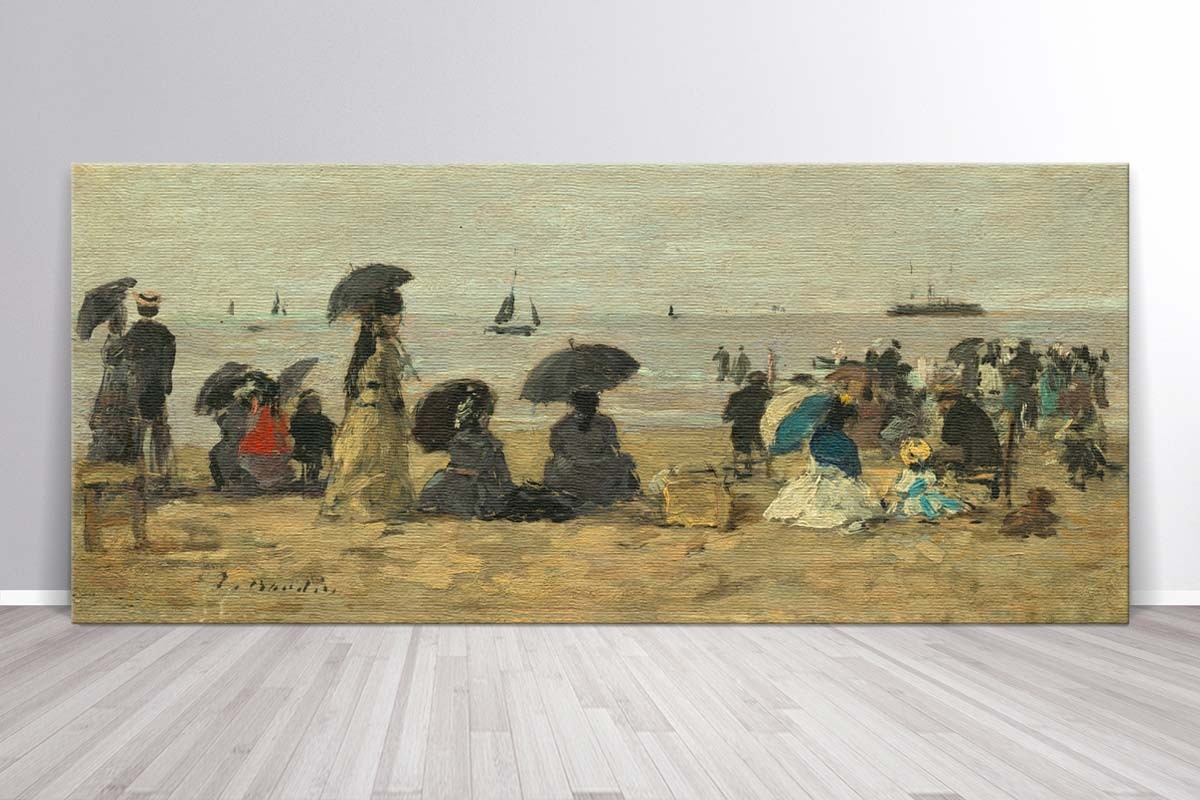 THE BEACH - EUGÉNE BOUDIN