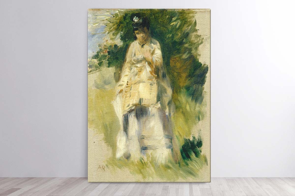 WOMAN STANDING BY A TREE - AUGUSTE RENOIR