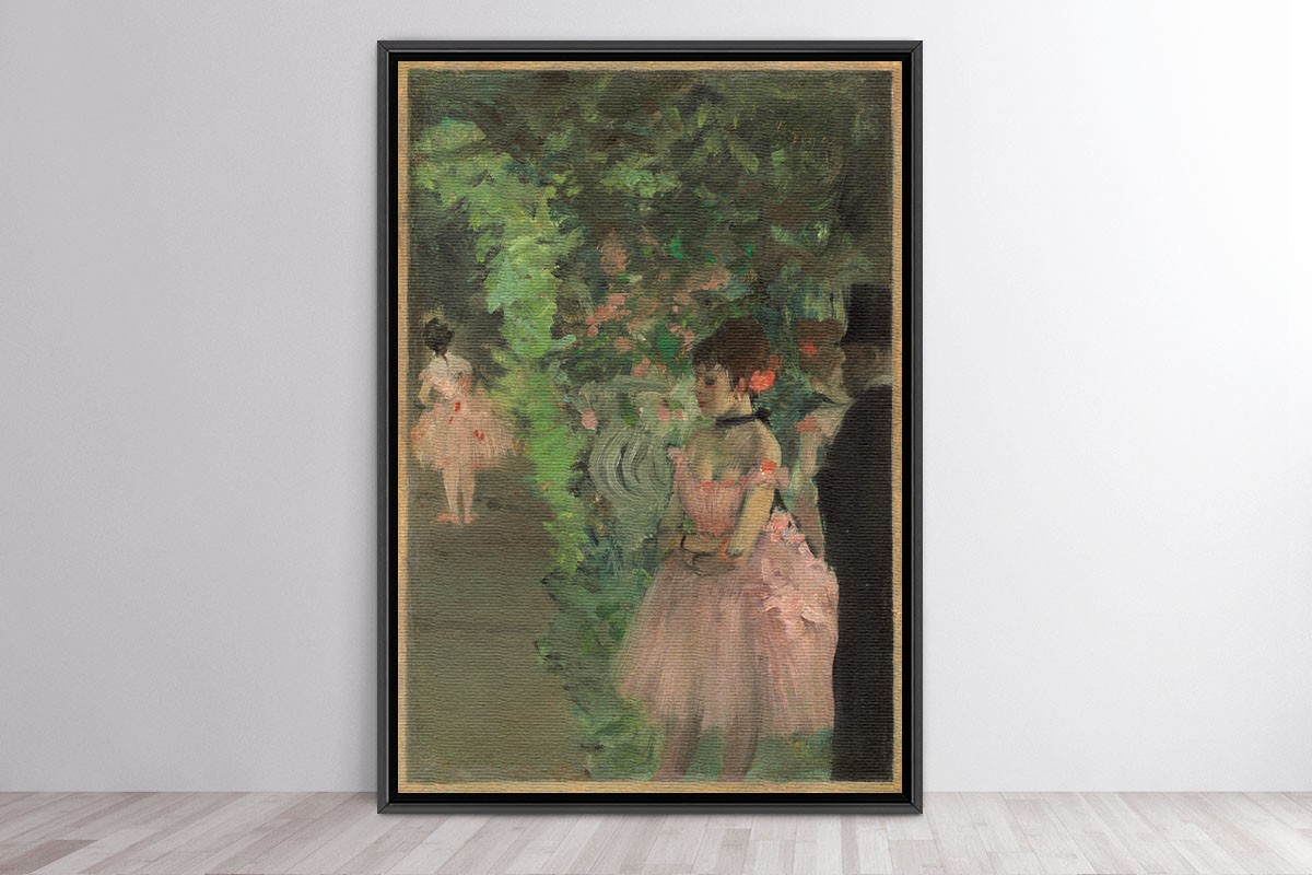 DANCERS BACKSTAGE - EDGAR DEGAS