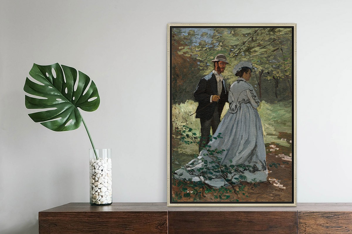 BAZILLE AND CAMILLE - MONET
