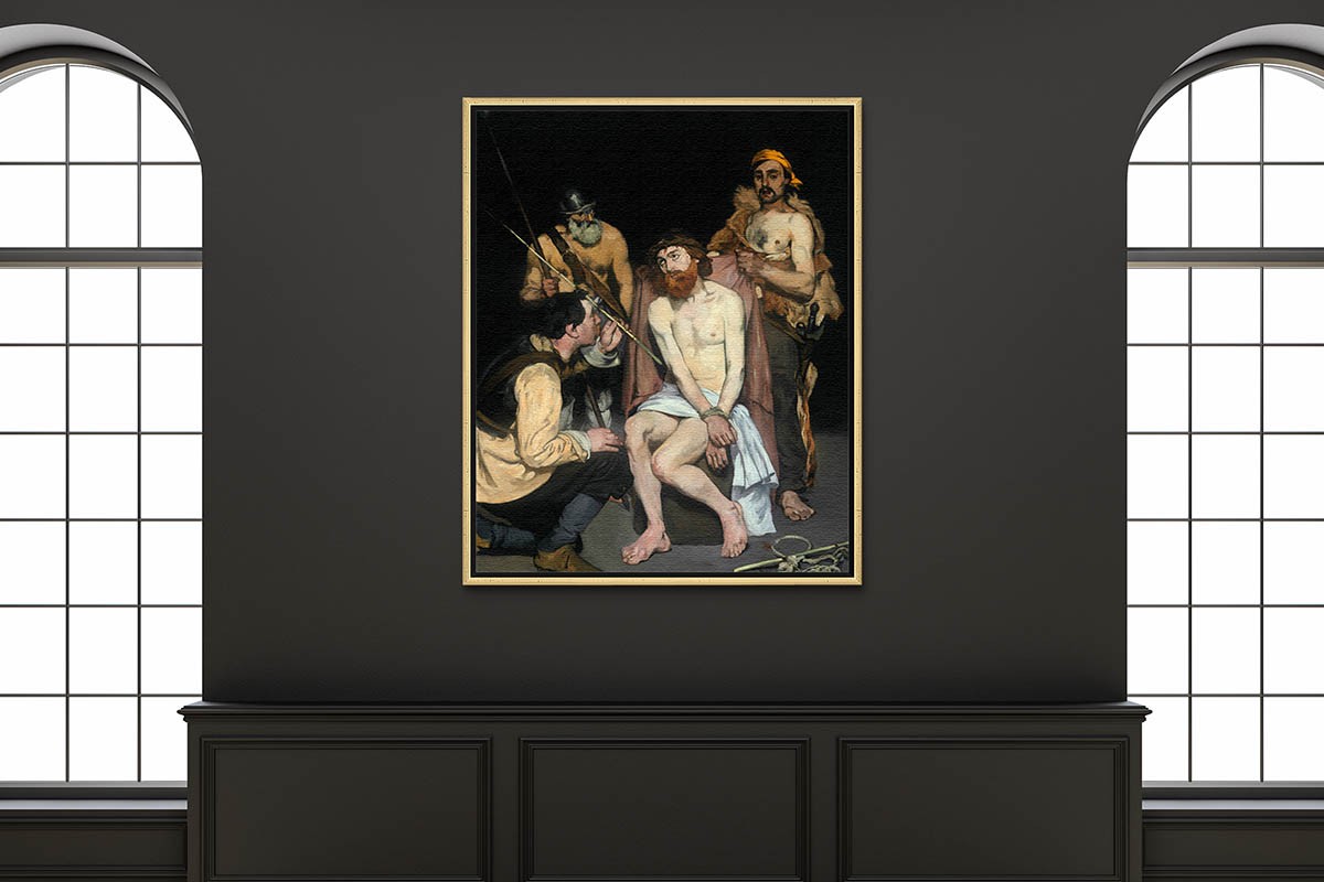 JESUS MOCKED BY THE SOLDIERS - ÉDOUARD MANET