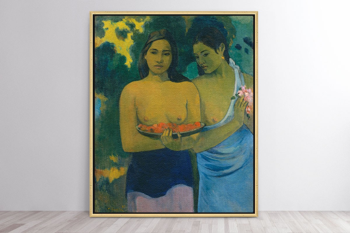 TWO TAHITIAN WOMEN - PAUL GAUGIN