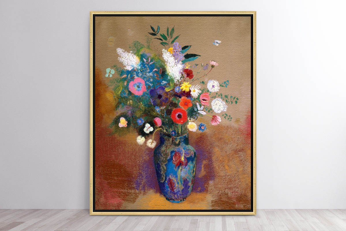 BOUQUET OF FLOWERS - ODILON REDON