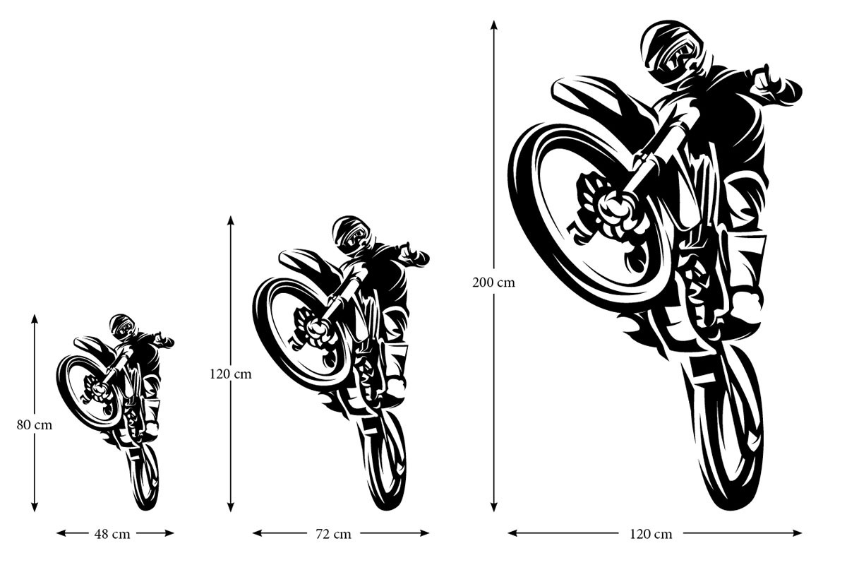 Αυτοκόλλητο τοίχου EXTREME BIKE