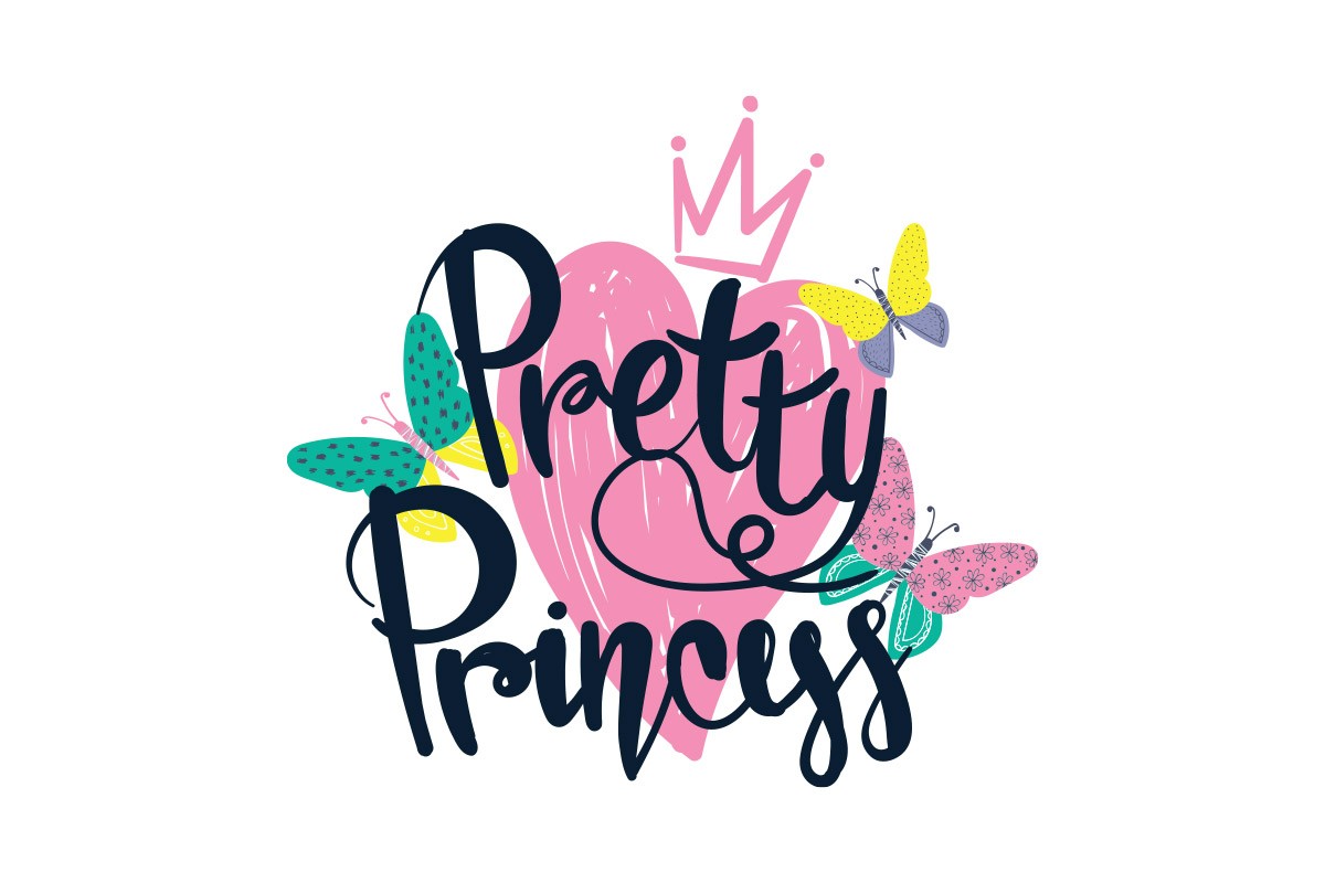 Αυτοκόλλητο τοίχου PRETTY PRINCESS