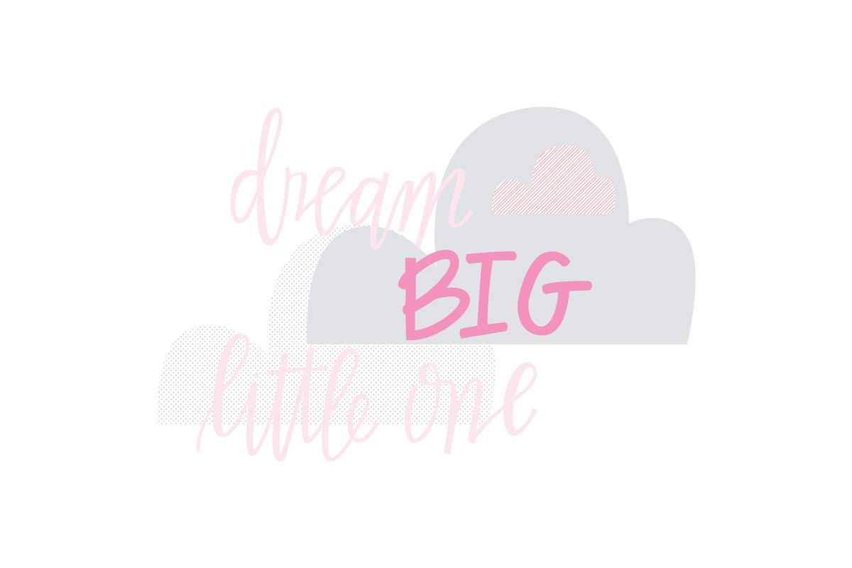 Αυτοκόλλητο τοίχου DREAM BIG LITTLE ONE