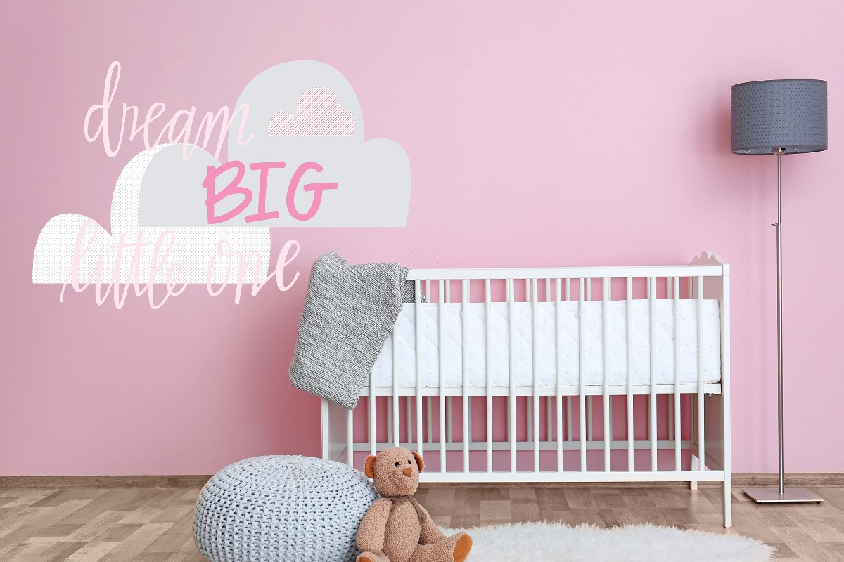 Αυτοκόλλητο τοίχου DREAM BIG LITTLE ONE