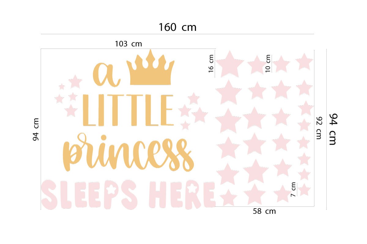 LITTLE PRINCESS SLEEPS HERE