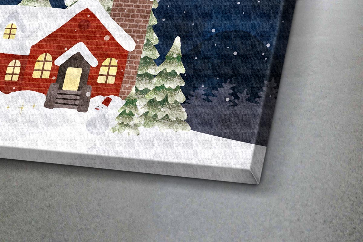 Πίνακας καμβάς ΝΥΧΤΑ ΧΡΙΣΤΟΥΓΕΝΝΩΝ