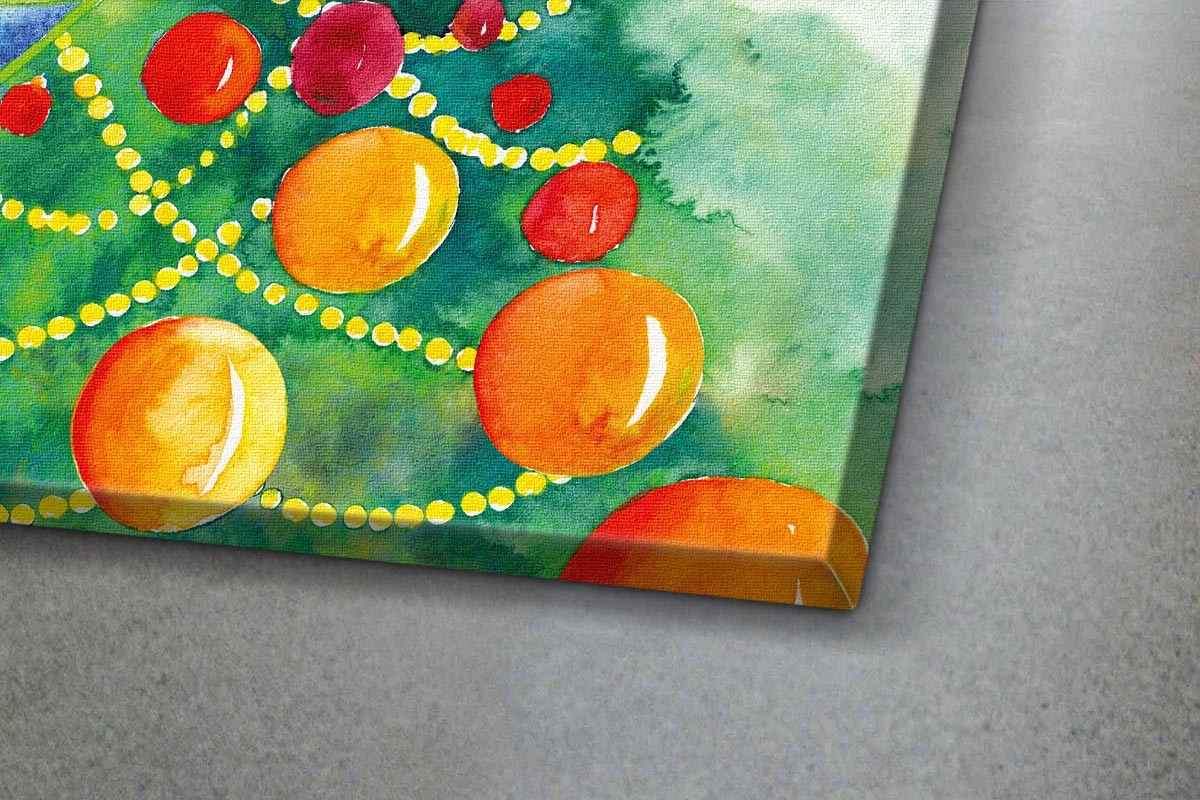 Πίνακας καμβάς ΧΡΙΣΤΟΥΓΕΝΝΙΑΤΙΚΟ ΔΕΝΤΡΟ