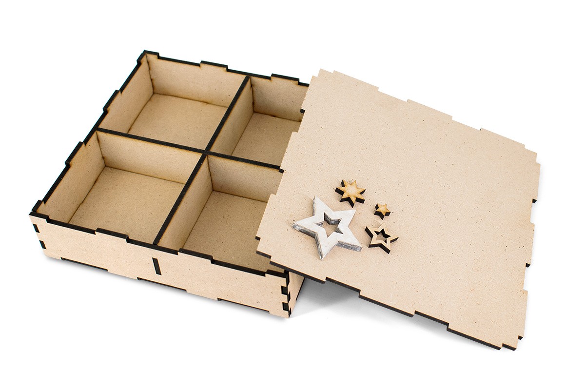 Ξύλινο Χριστουγεννιάτικο κουτί CHRISTMAS BOXES