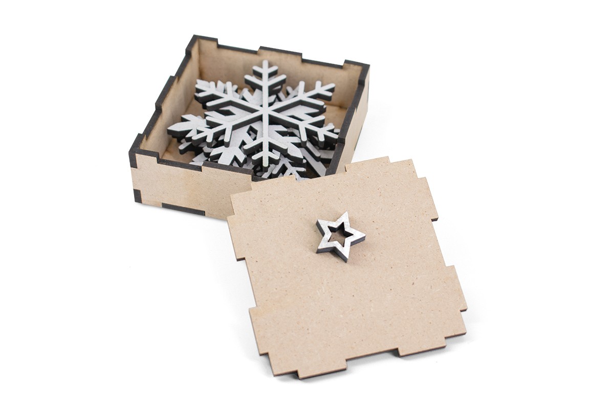 Ξύλινα Χριστουγεννιάτικα Σετ ΧΙΟΝΟΝΙΦΑΔΕΣ ΣΤΟΛΙΔΙΑ