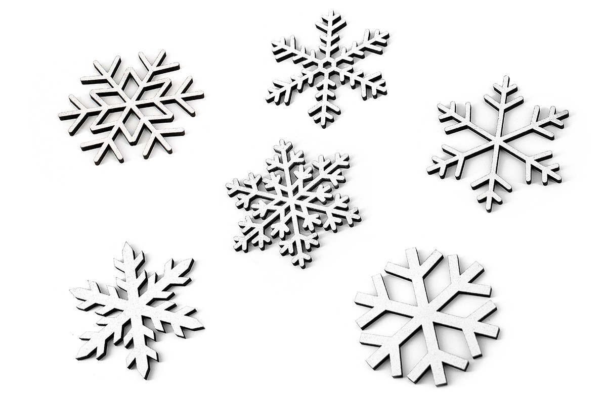 Ξύλινα Χριστουγεννιάτικα Σετ ΧΙΟΝΟΝΙΦΑΔΕΣ ΣΤΟΛΙΔΙΑ