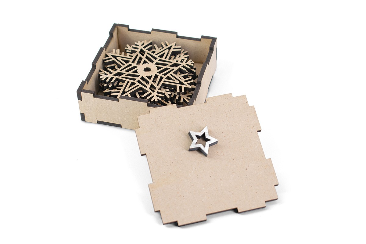 Ξύλινα Χριστουγεννιάτικα Σετ ΧΙΟΝΟΝΙΦΑΔΕΣ ΣΤΟΛΙΔΙΑ