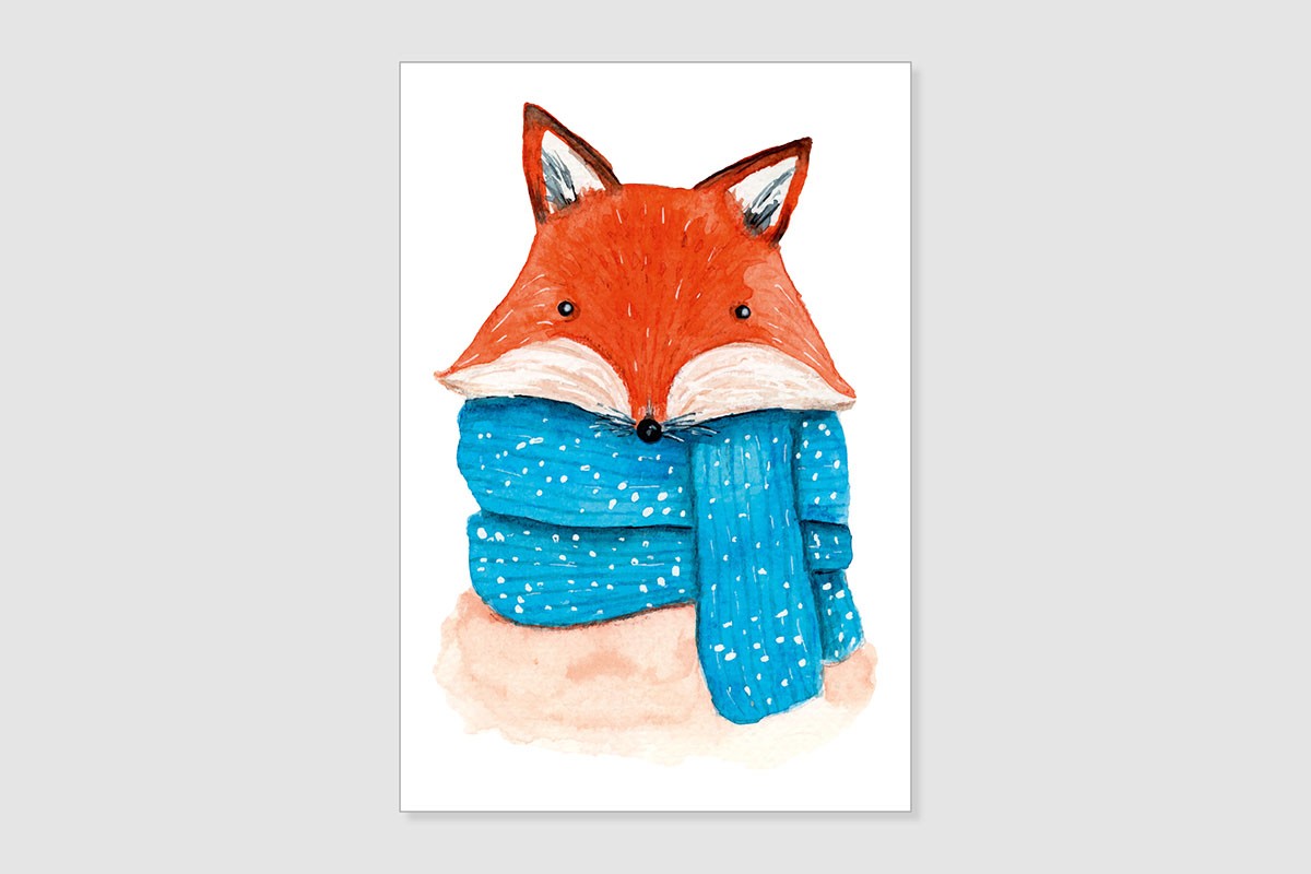 Ξύλινο πόστερ ΑΛΕΠΟΥΔΙΤΣΑ ΜΕ ΚΑΣΚΟΛ