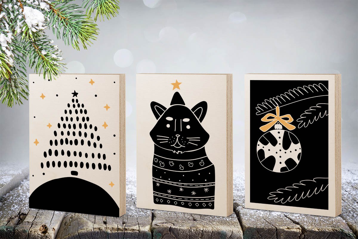 Ξύλινο πόστερ ΧΡΙΣΤΟΥΓΕΝΝΙΑΤΙΚΑ ΣΧΕΔΙΑ