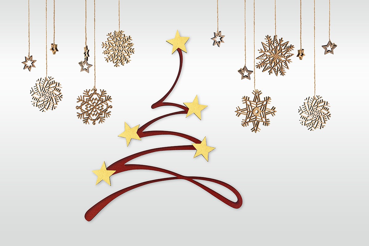 Ξύλινο ΧΡΙΣΤΟΥΓΕΝΝΙΑΤΙΚΟ ΔΕΝΤΡΟ ΚΡΕΜΑΣΤΟ