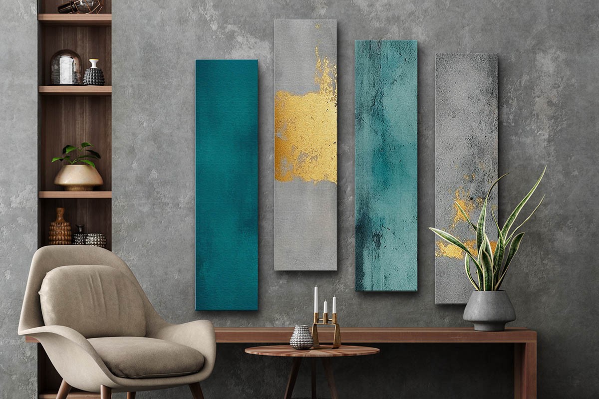 Slim πίνακες σε καμβά