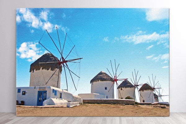 ΑΝΕΜΟΜΥΛΟΙ ΤΗΣ ΜΥΚΟΝΟΥ ΜΙΑ ΗΛΙΟΛΟΥΣΤΗ ΜΕΡΑ