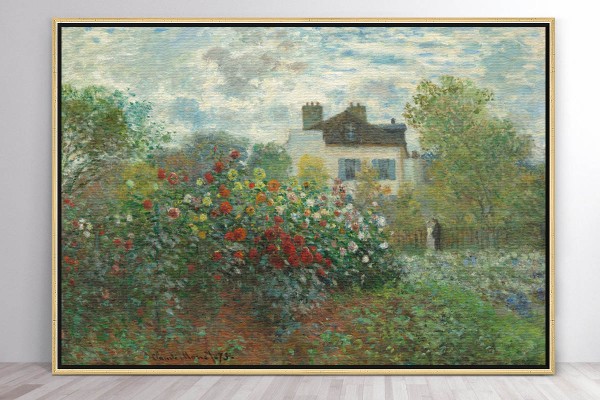 THE ARTIST'S GARDEN IN ARGENTEUIL - CLAUDE MONET