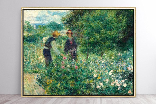 PICKING FLOWERS -  AUGUSTE RENOIR