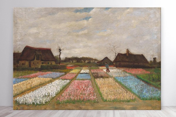 FLOWER BEDS IN HOLLAND - VAN GOGH