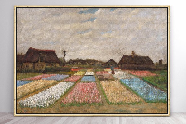 FLOWER BEDS IN HOLLAND - VAN GOGH