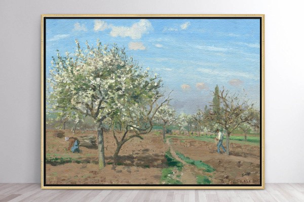 ORCHARD IN BLOOM, LOUVECIENNES - CAMILLE PISSARRO