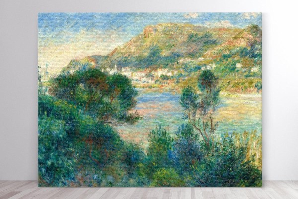 VIEW OF MONTE CARLO FROM CAP MARTIN - AUGUSTE RENOIR