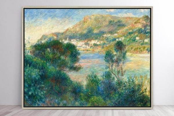 VIEW OF MONTE CARLO FROM CAP MARTIN - AUGUSTE RENOIR
