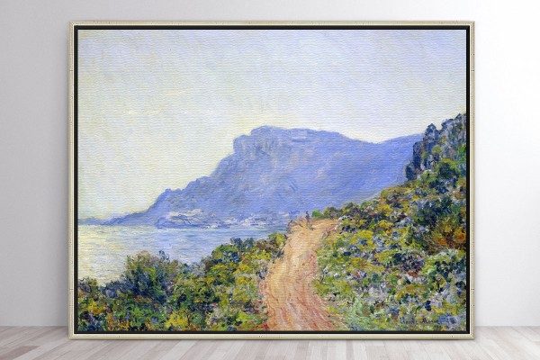 LA CORNICHE NEAR MONACO - CLAUDE MONET