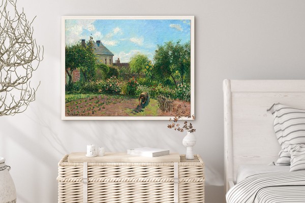 THE ARTIST'S GARDEN AT ERANGY - CAMILLE PISSARO