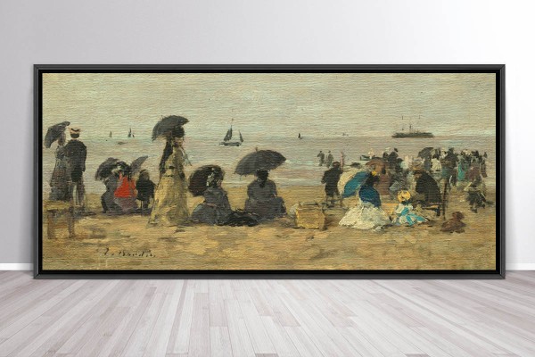 THE BEACH - EUGENE BOUDIN