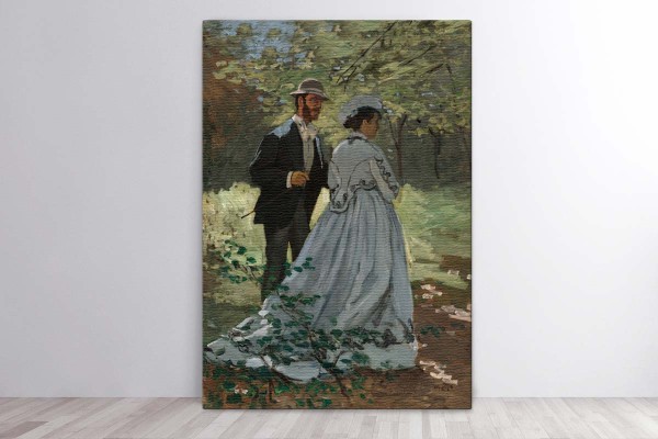 BAZILLE AND CAMILLE - CLAUDE MONET